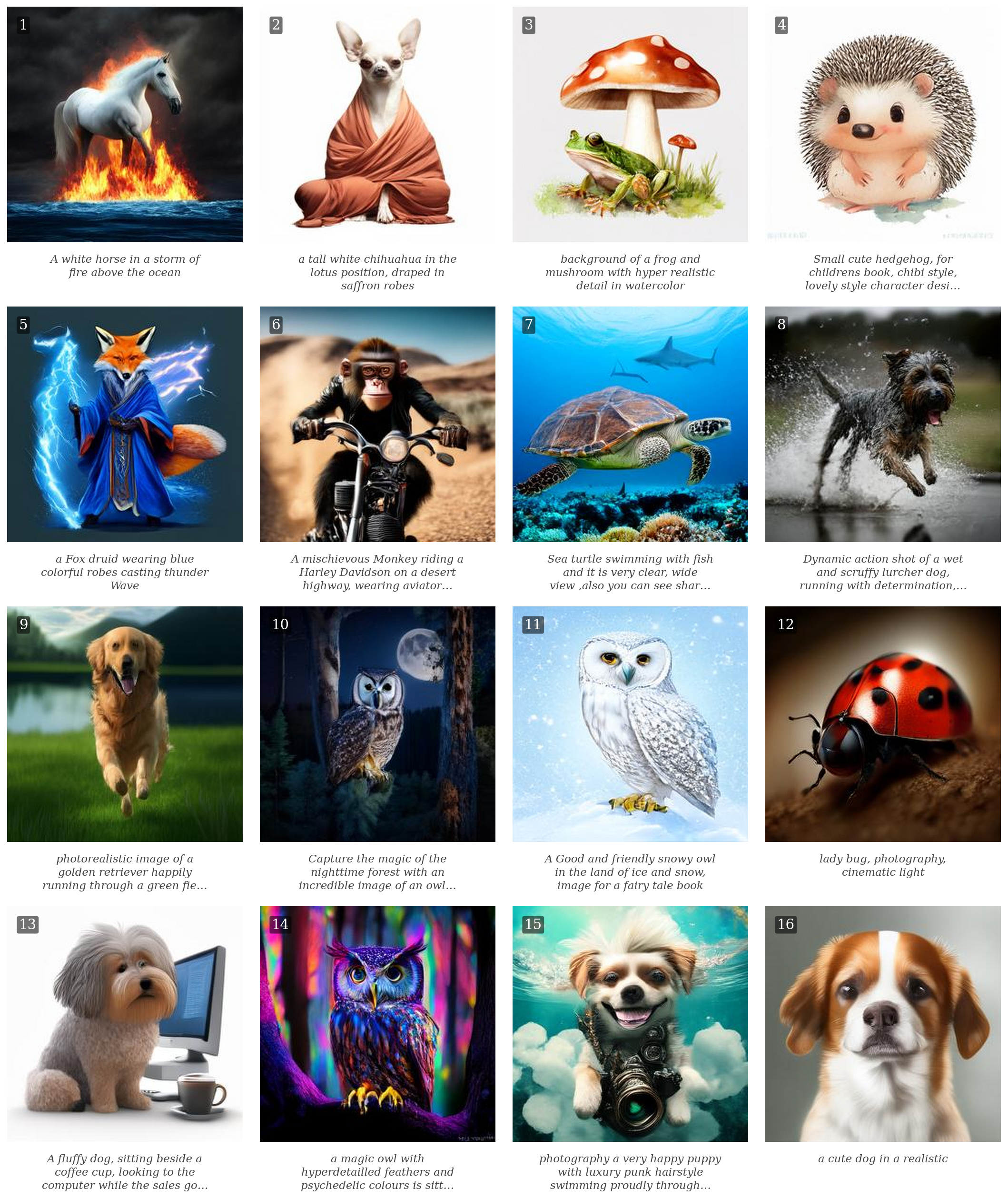 T2I qualitative samples